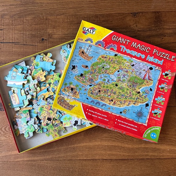 GALT Giant Magic Puzzle - Treasure Island - Picture 1 of 4